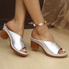 Lianna | Elegante orthopädische Sandalen mit Blockabsatz