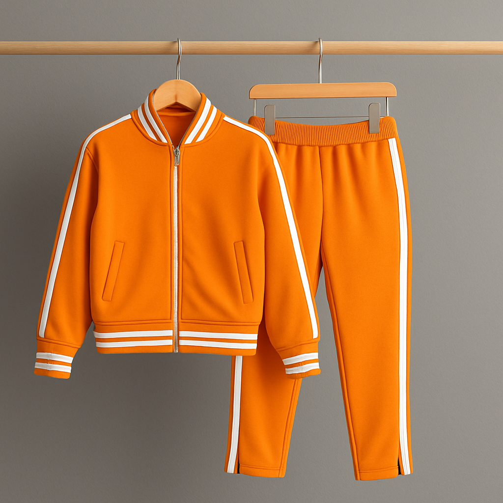 Melia | Sportlich-elegantes zweiteiliges Set mit weißen Akzenten