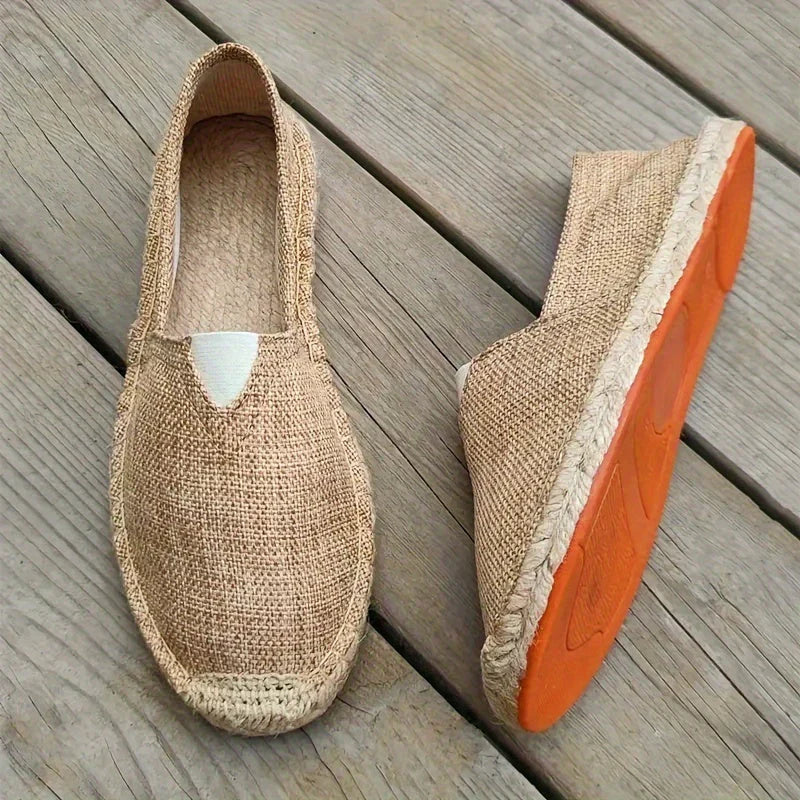Piazel | Atmungsaktive Espadrilles mit Graffiti-Sohle