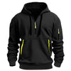 Garen - Stilfulde herre-hoodie - Schwarze / S