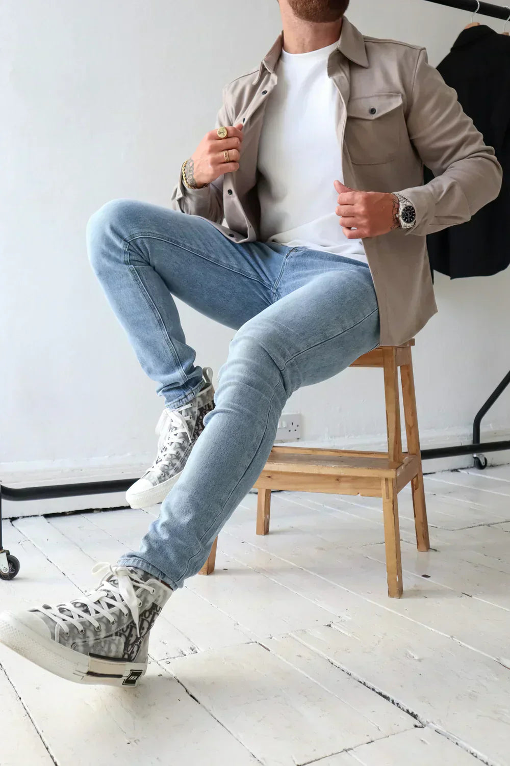 Leemord | Klassisches Langarmhemd im Stil der alten Geldelite