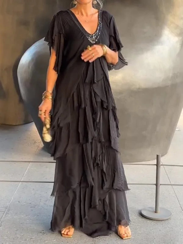 Valeen | Stilvolles Kleid mit fließendem Schnitt