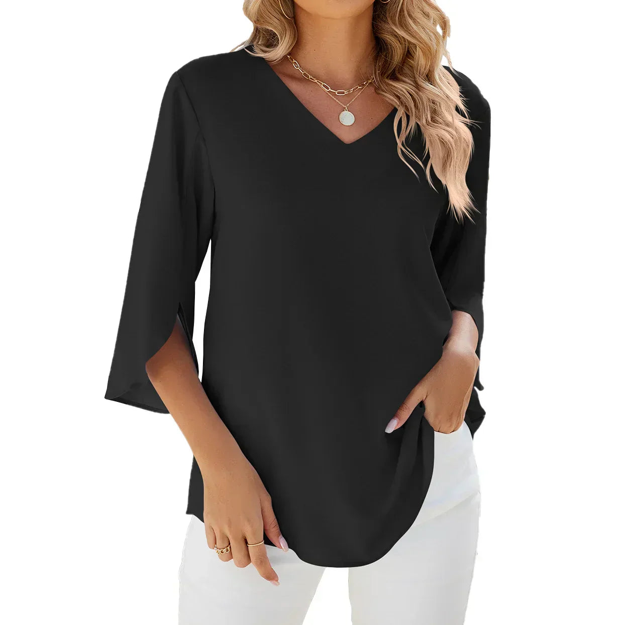 Zendy | Stilvolle Bluse mit fließendem Schnitt