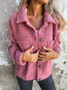 Syl™ | Stylischer Herbstmantel - Jacket - Rosa / S