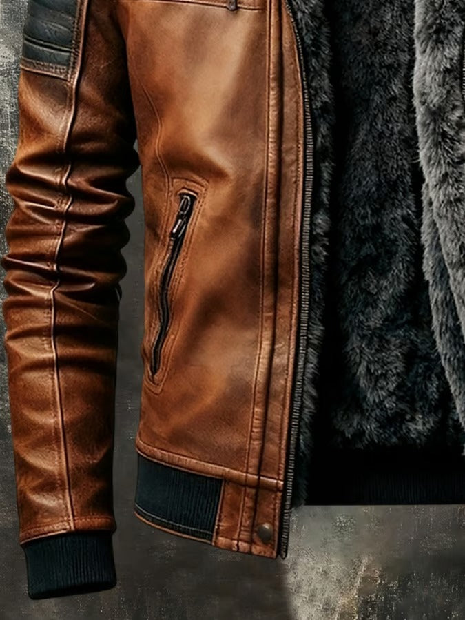 Brent | Herrenjacke im Retro-Stil mit warmem Innenfutter