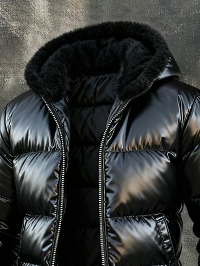 Carl | Retro Steppjacke für Männer mit Baumwollfutter