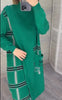 Ailany | feminines Strickkleid, bedruckt im stilvollen Look.