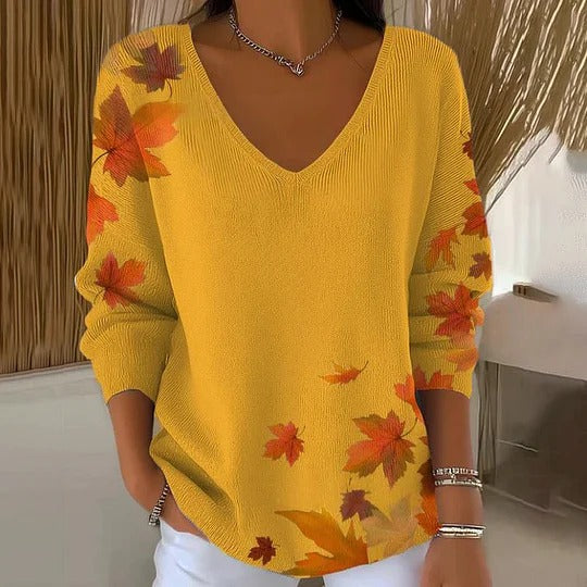 Elarie | Strickpullover mit Print
