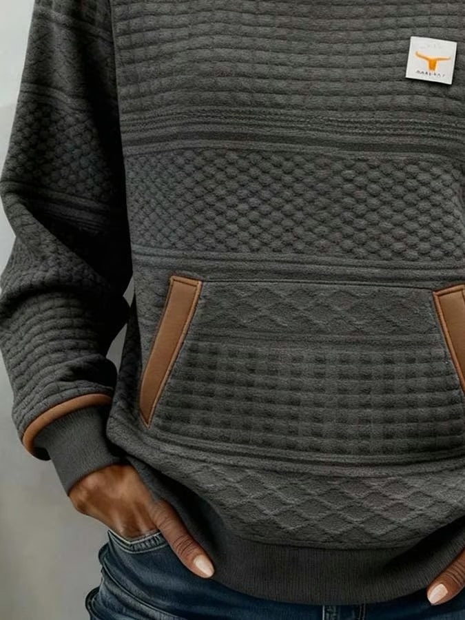 Teshema | Weicher Strickpullover mit modernen Akzenten