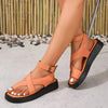 Haisley | trendige Gladiatorensandalen mit dicken Riemen