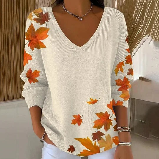 Elarie | Strickpullover mit Print