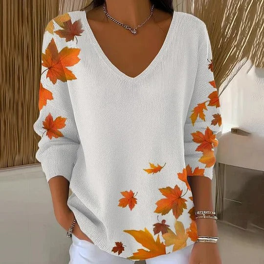 Elarie | Strickpullover mit Print