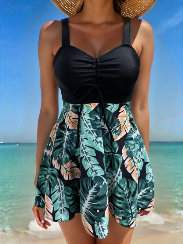 Line | Badeanzugkleid mit V-Ausschnitt