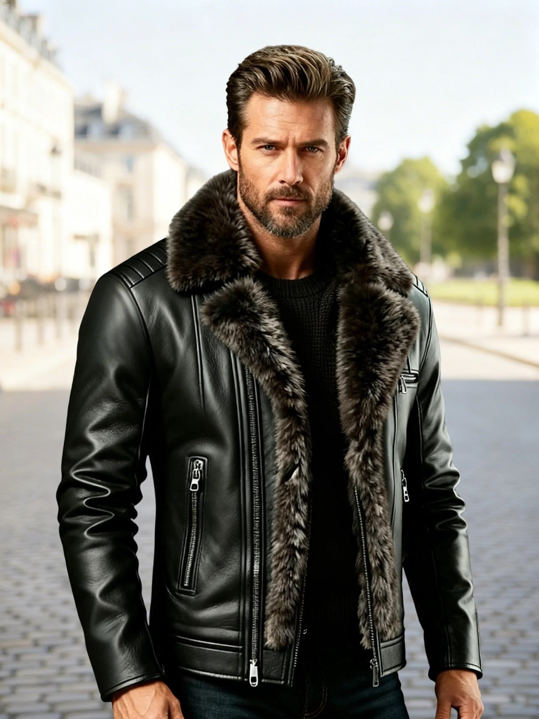 Jobelo | Klassische Herrenjacke mit warmem Innenfutter