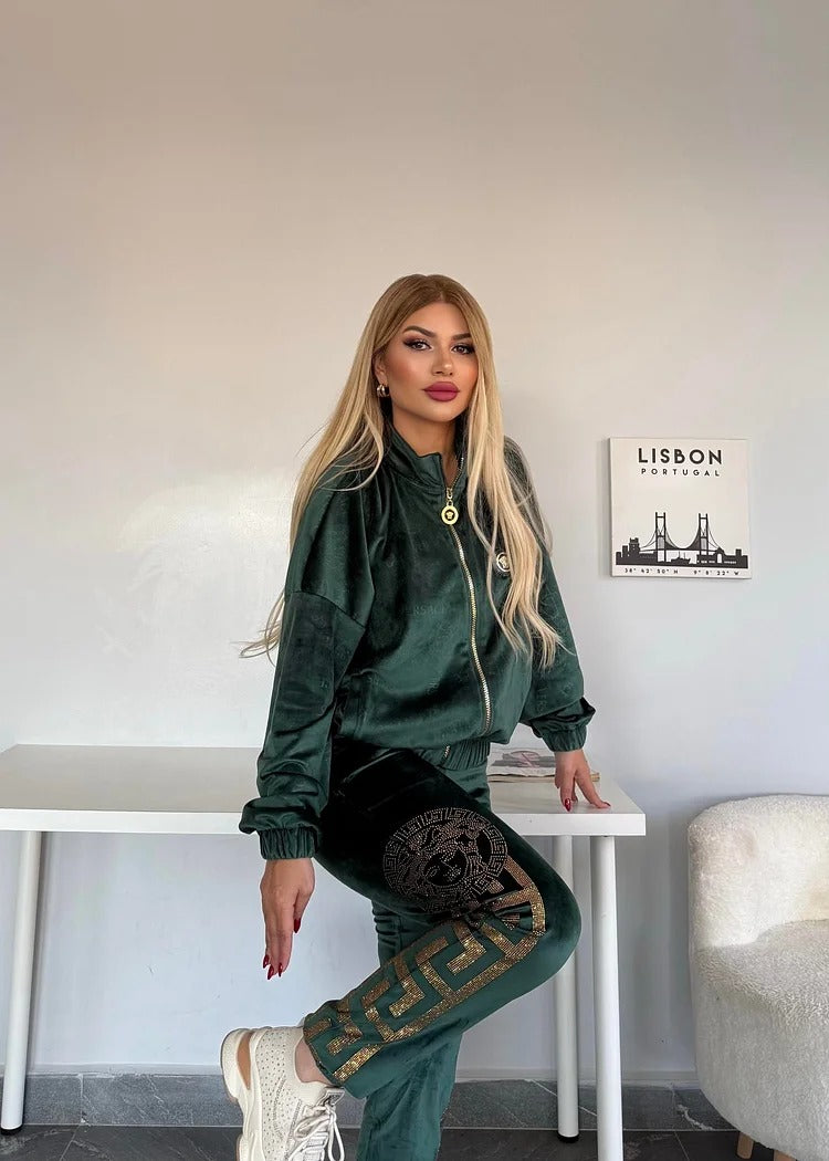 Ellie | Bequemes 3-teiliges Damen-Sportanzugset – stylisch & funktional