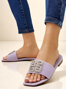 Jamila | Damen-Klapken mit flacher Sohle