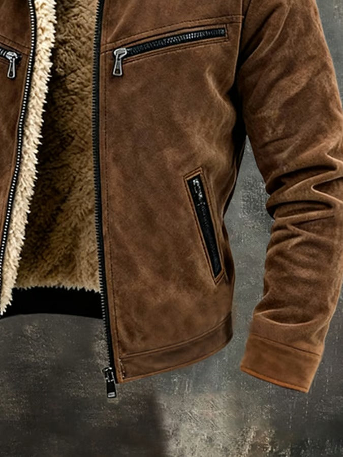 Ellon | Retro Wildleder Outdoor Jacke