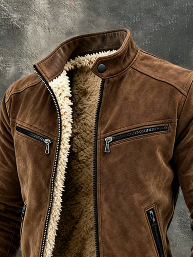 Ellon | Retro Wildleder Outdoor Jacke