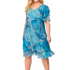 Cora | leichtes Damenkleid, mit kreativem Aufdruck.