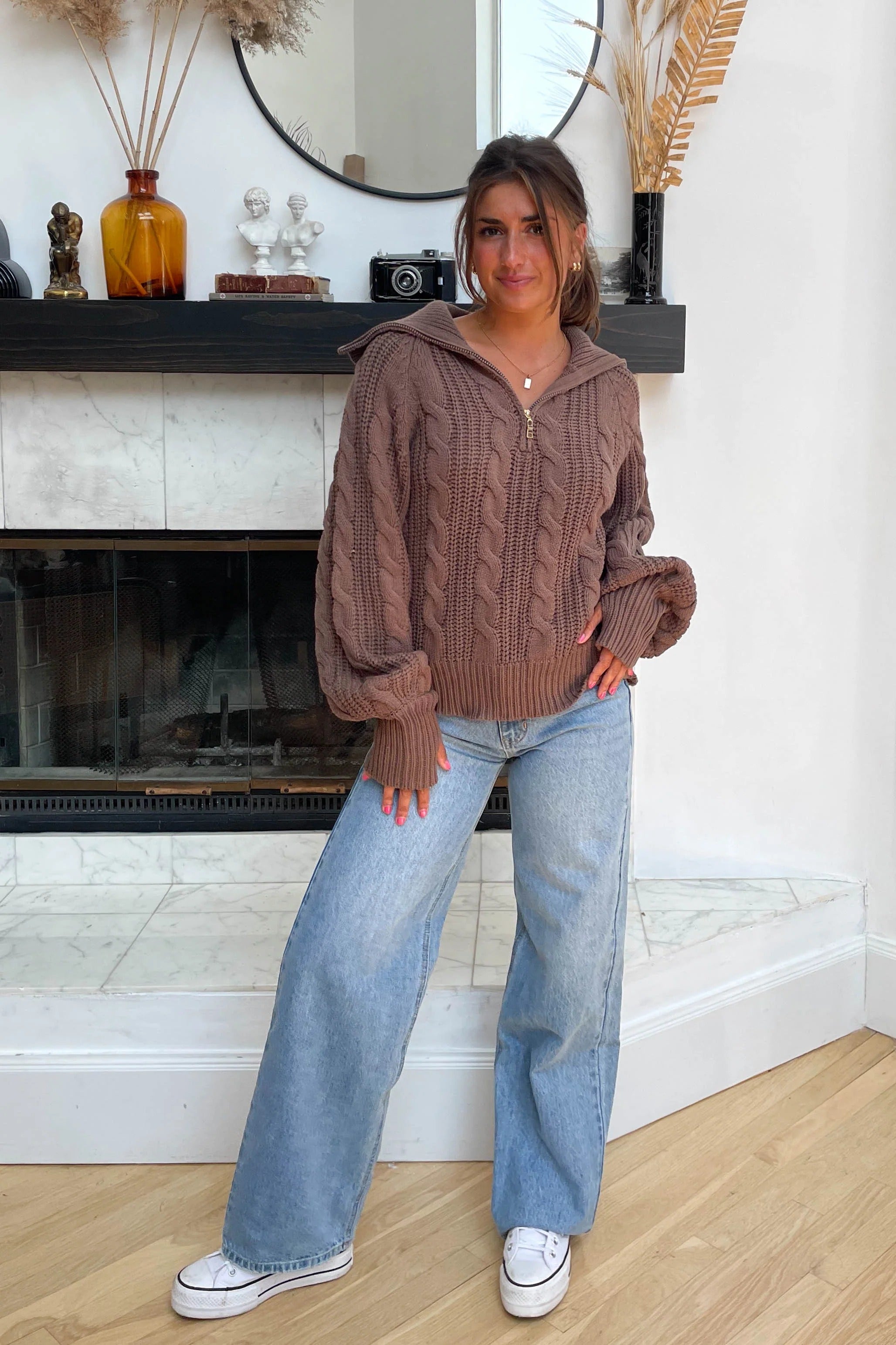 Liana | Weicher Quarter-Zip Pullover