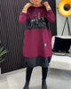 Ailyn | Bedrucktes Herbst-/Winterkleid