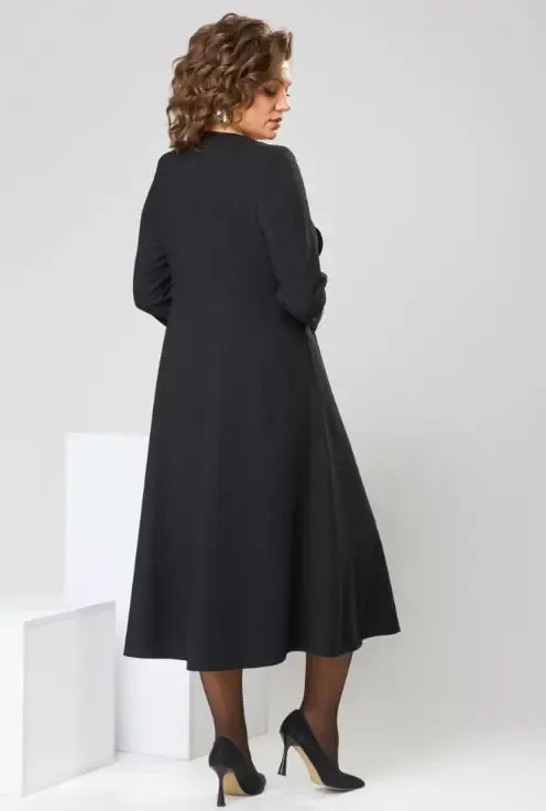 Elinova | Hochwertiges Midi-Kleid für Damen