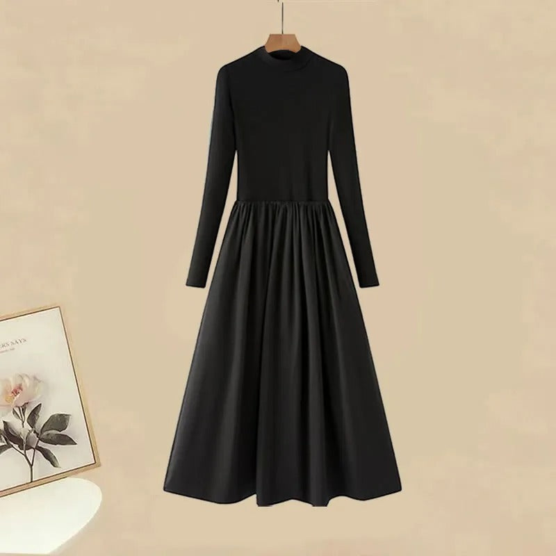 Jolly | Zwei-Teile-Set mit Strickkleid und elegantem Schwarzem Kleid