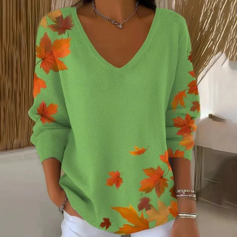 Elarie | Strickpullover mit Print