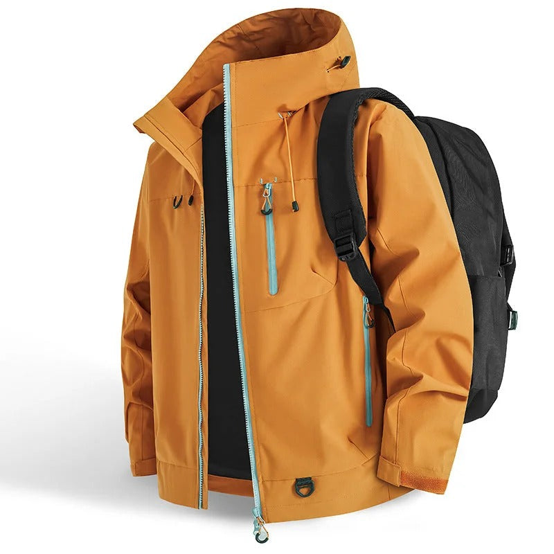 Edwin | Wasserfeste Sportjacke mit Kapuze