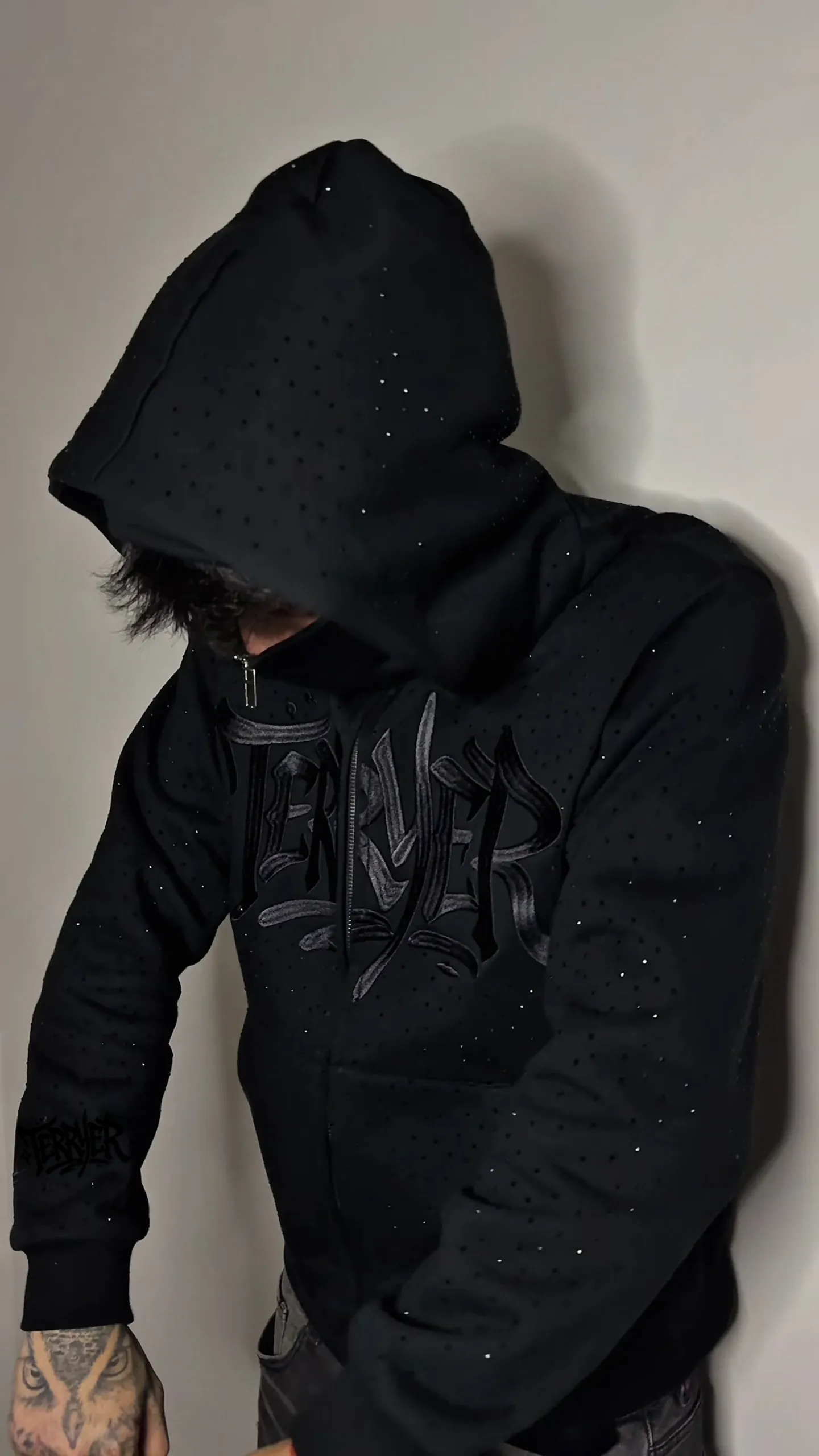 Paxton | Hoodie mit Diamant-Balaklava