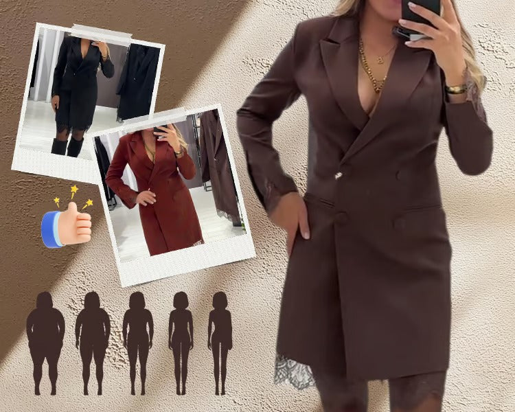 Abey | Schickes Kleid im Blazer-Stil für Moderne Looks