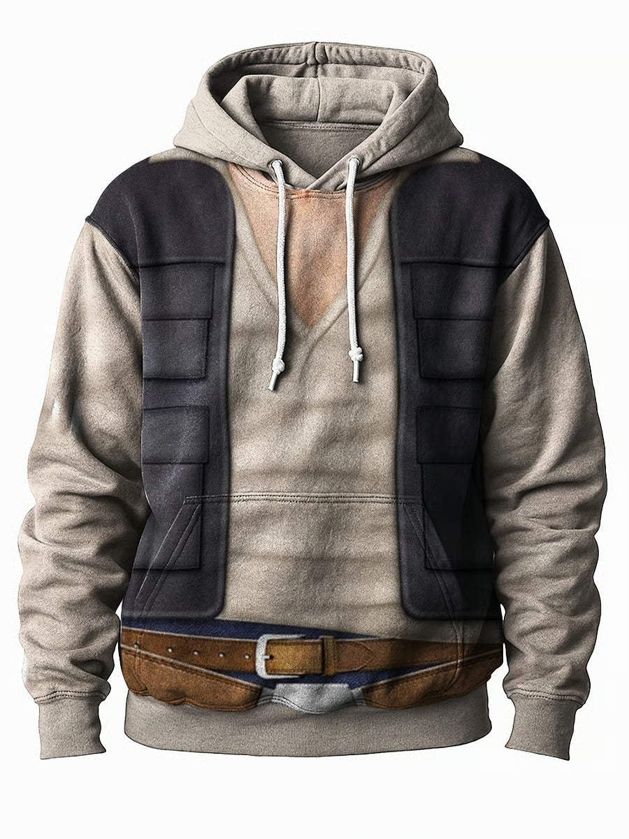 Jumar | Halloween-Hoodie mit Planetenprint