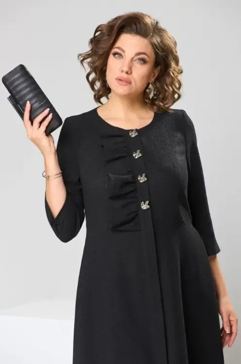 Elinova | Hochwertiges Midi-Kleid für Damen