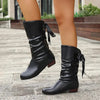 Lainey™ | Trendige Stiefel für Damen mit Schnürung bis zur Wade
