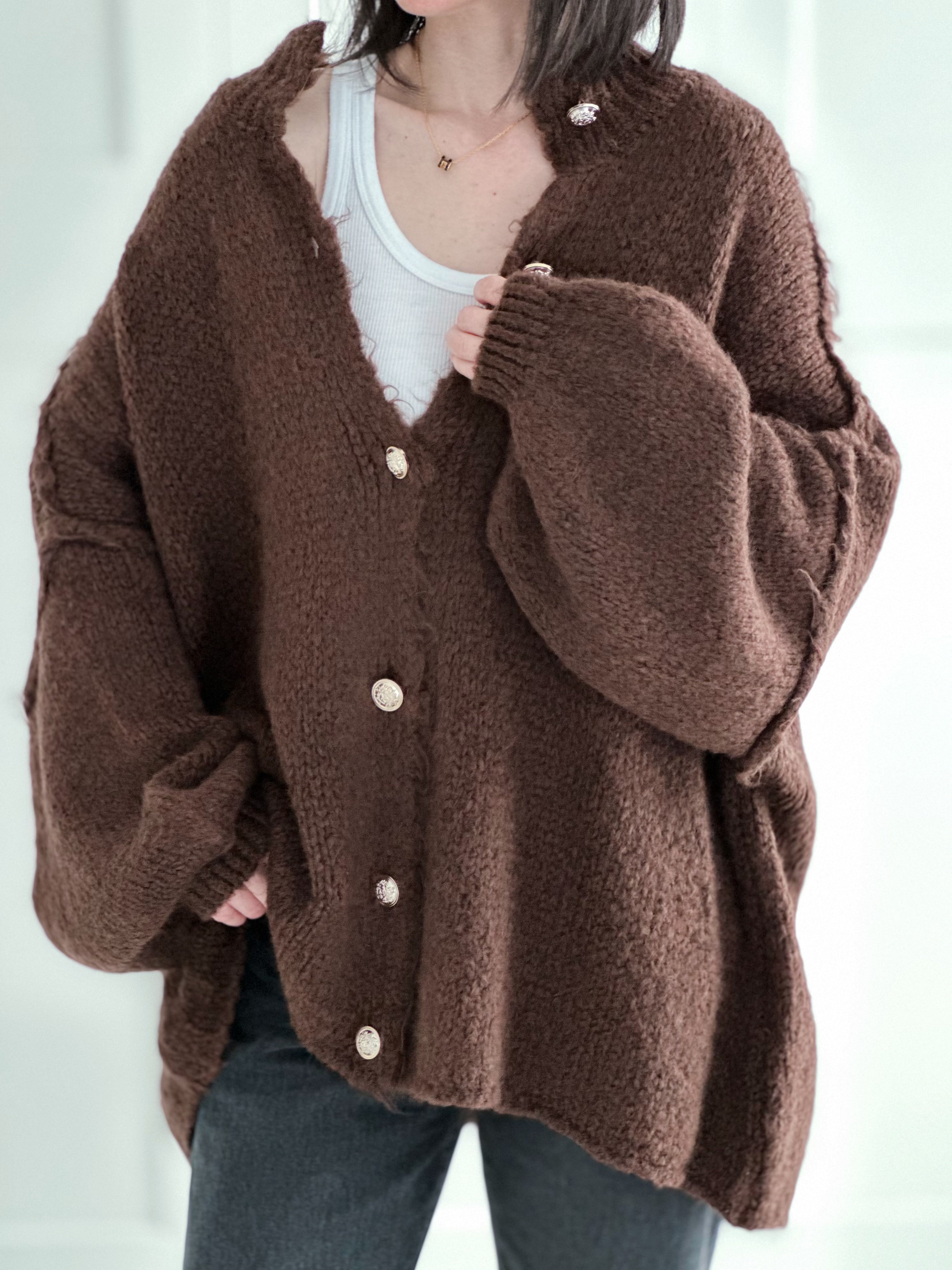 Clemenze | Klassische Strickjacke