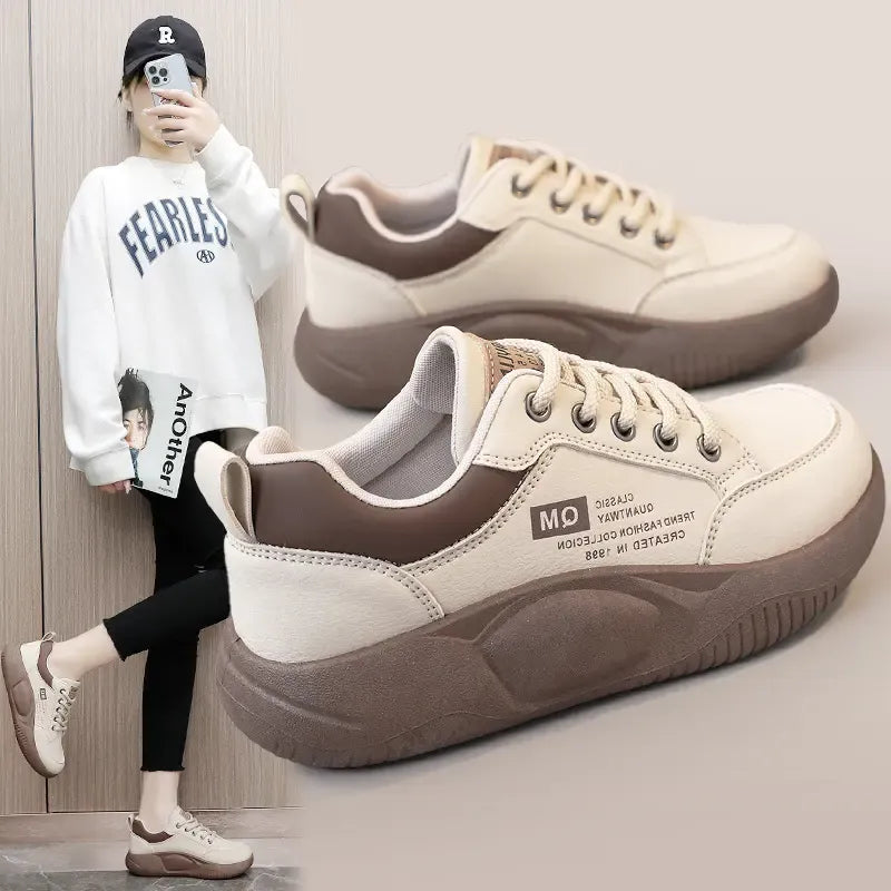 Ebyana | Modische Freizeitschuhe mit dicken Sohlen