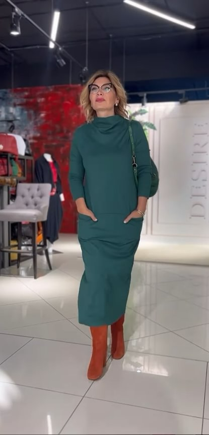 Avery | Modisches Damenkleid mit klassischem Kragen