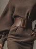 Krizza | Kurzes Netzkleid mit Gürtel