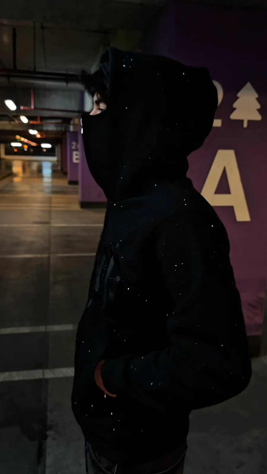 Paxton | Hoodie mit Diamant-Balaklava