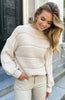 Liora | Boho-Pullover Beige