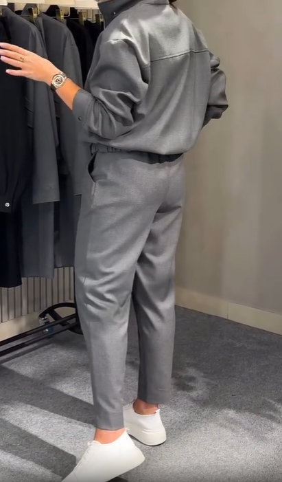 Elixa | Stehkragen-Set mit Oberteil und Leggings