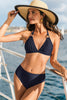 Natalie | stilvolles Bikini-Set mit mittlerer Taille und Neckholder-Ausschnitt