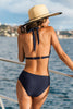Natalie | stilvolles Bikini-Set mit mittlerer Taille und Neckholder-Ausschnitt