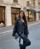 Nina | Klassische Lederjacke für Damen, edel & vielseitig