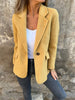 ANNA | EIN-KNOPF-BLAZER - Gelb / S