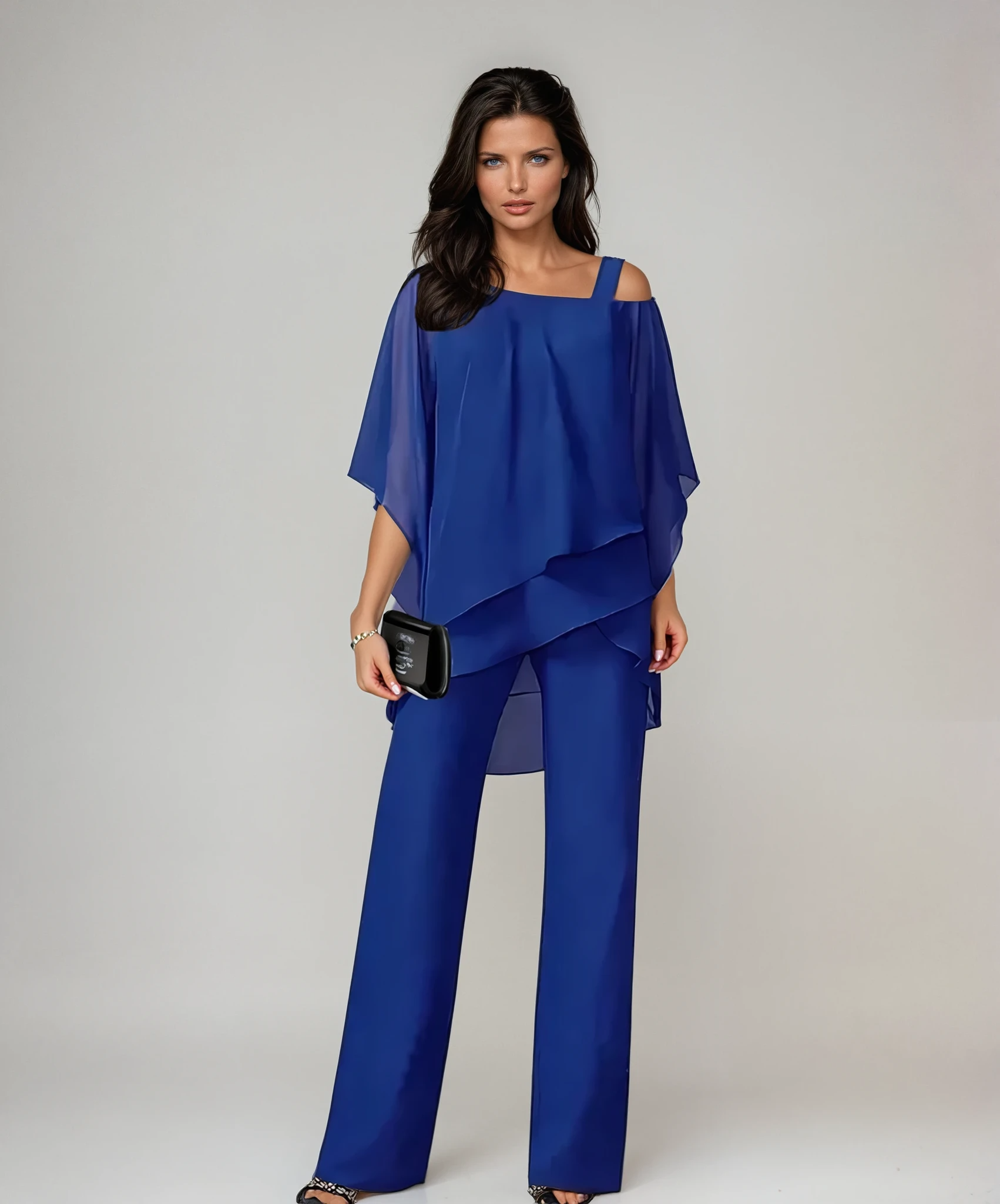 Angie | lässiges zweiteiliges Set, kombiniert im Lagen-Look.