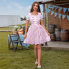 Oktoberfest-Dirndl-Set mit Spitzenschürze