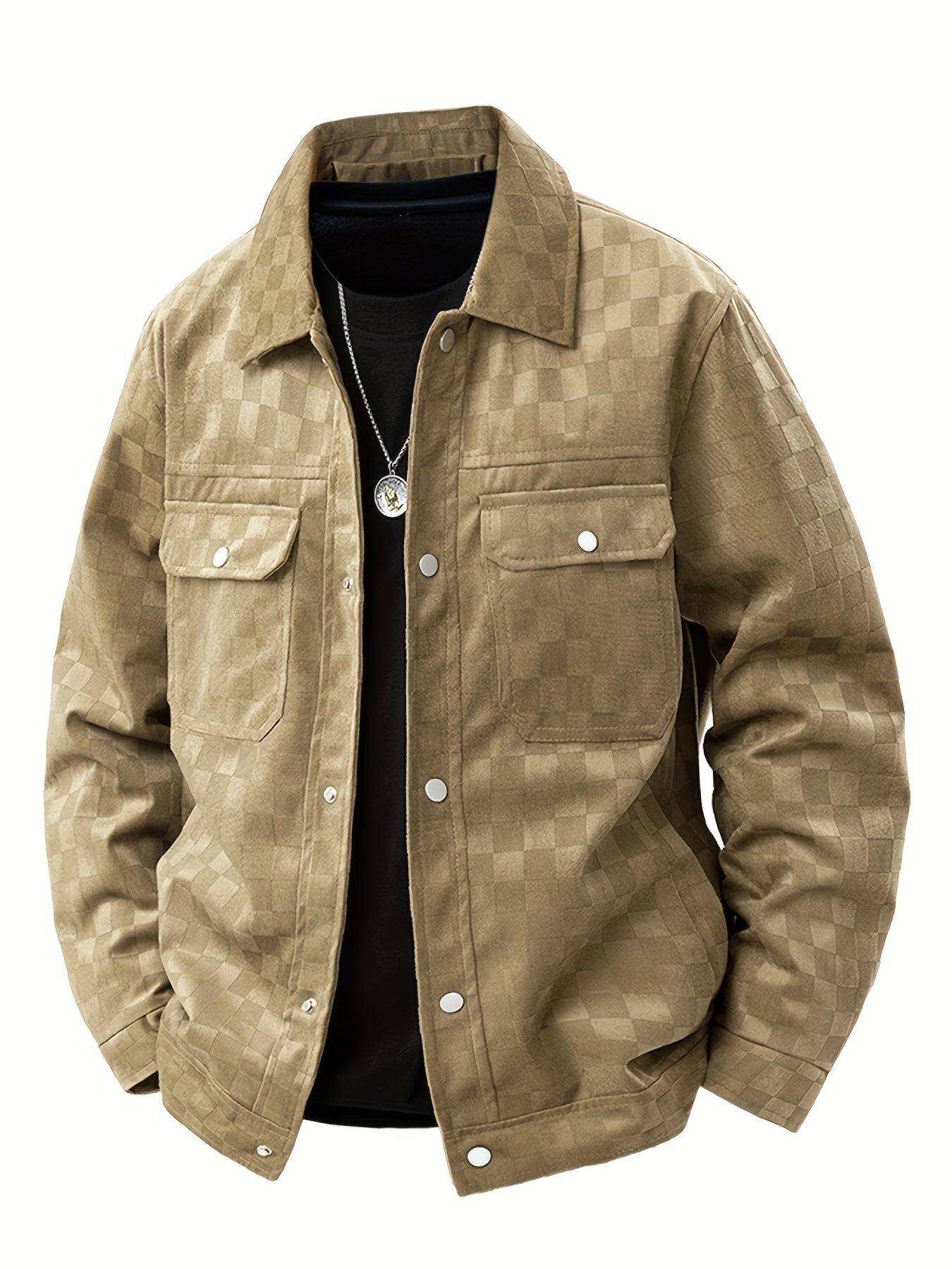 Mowi | Karierte Wildlederjacke