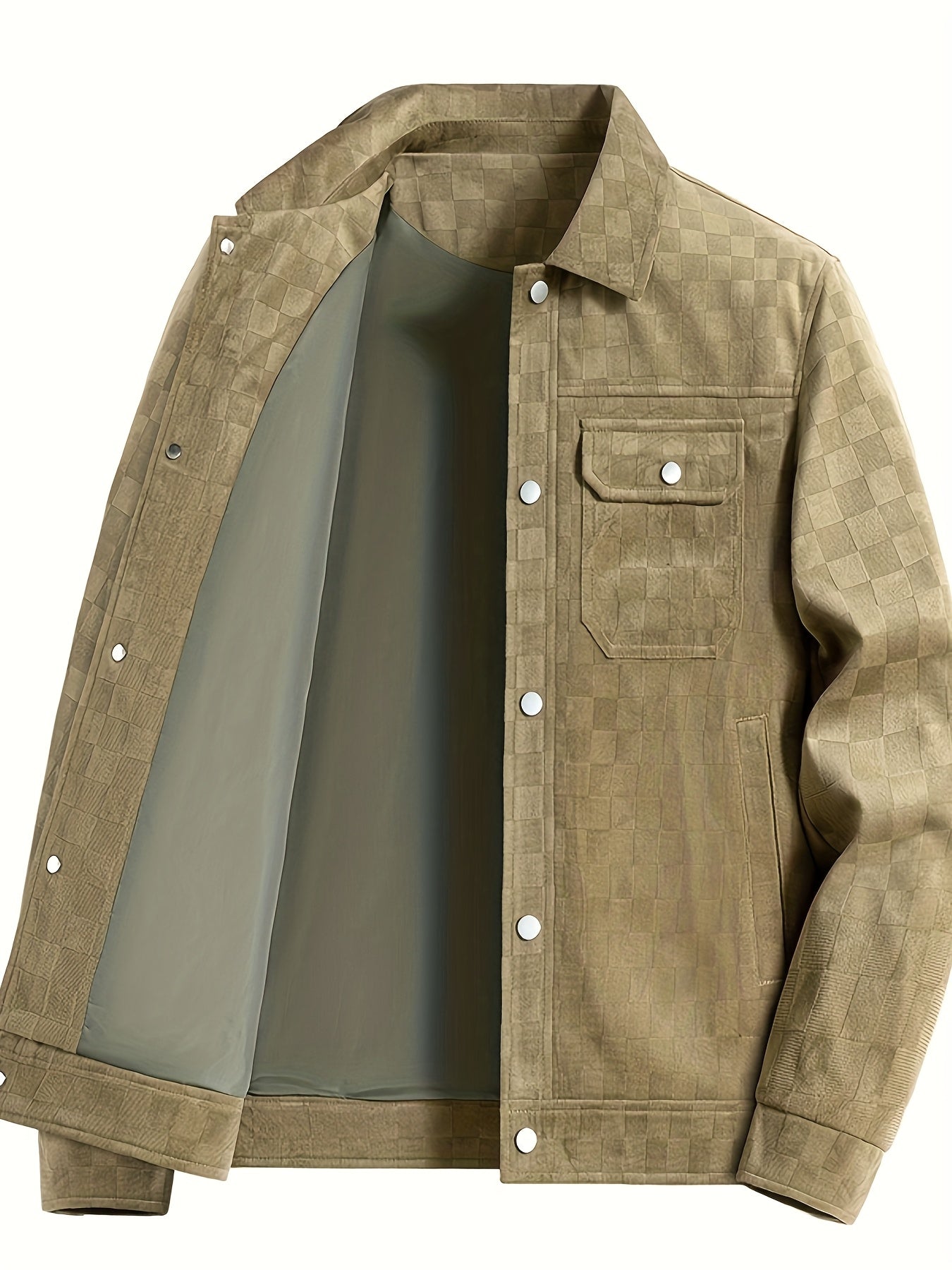 Mowi | Karierte Wildlederjacke