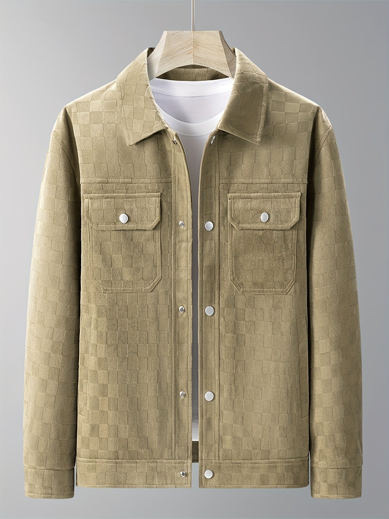Mowi | Karierte Wildlederjacke